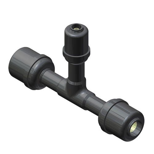 CON 3259-49-0413-00 1/2 X 1/2 X 3/4 RED TEE