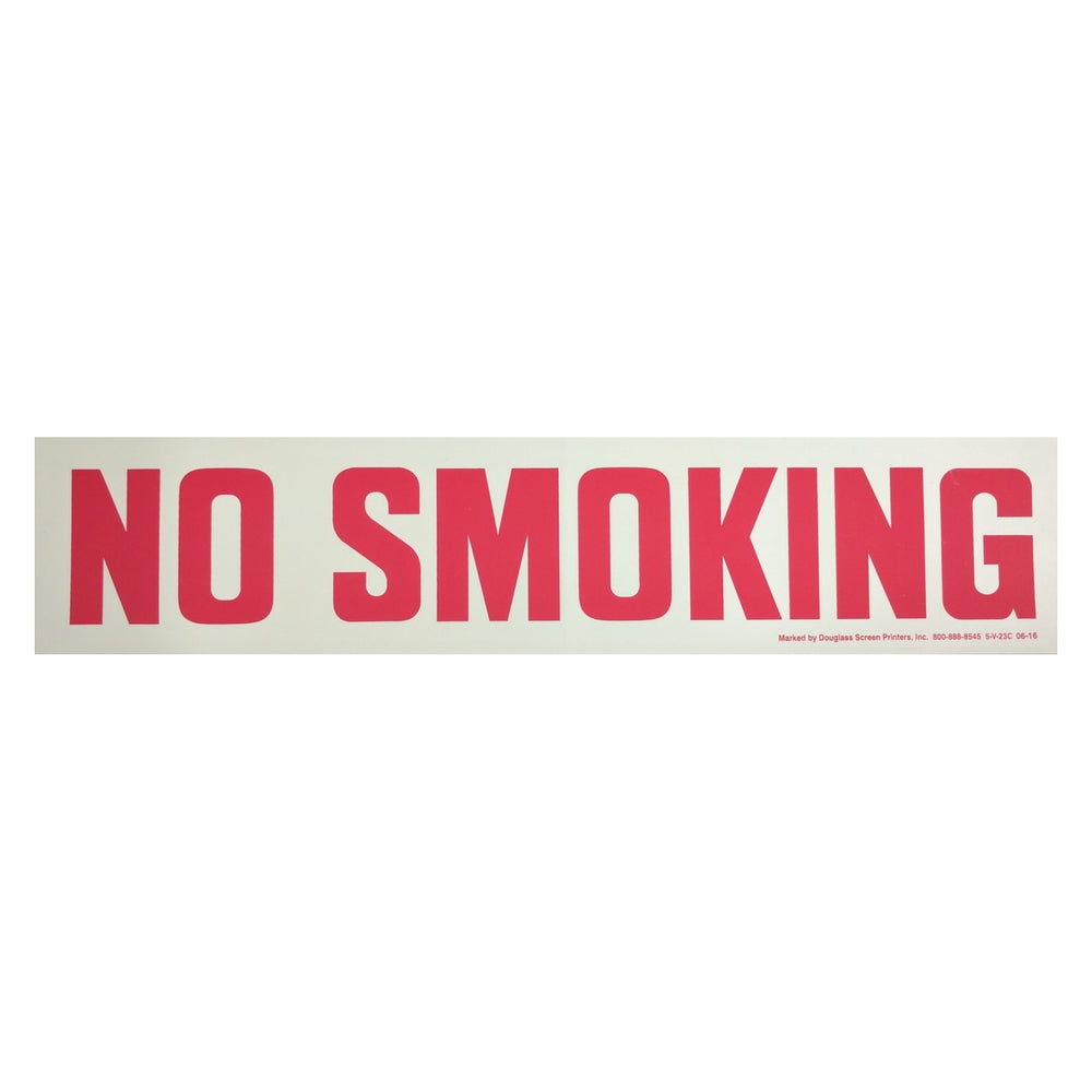 DOU V23A 6" NO SMOKE DECAL
