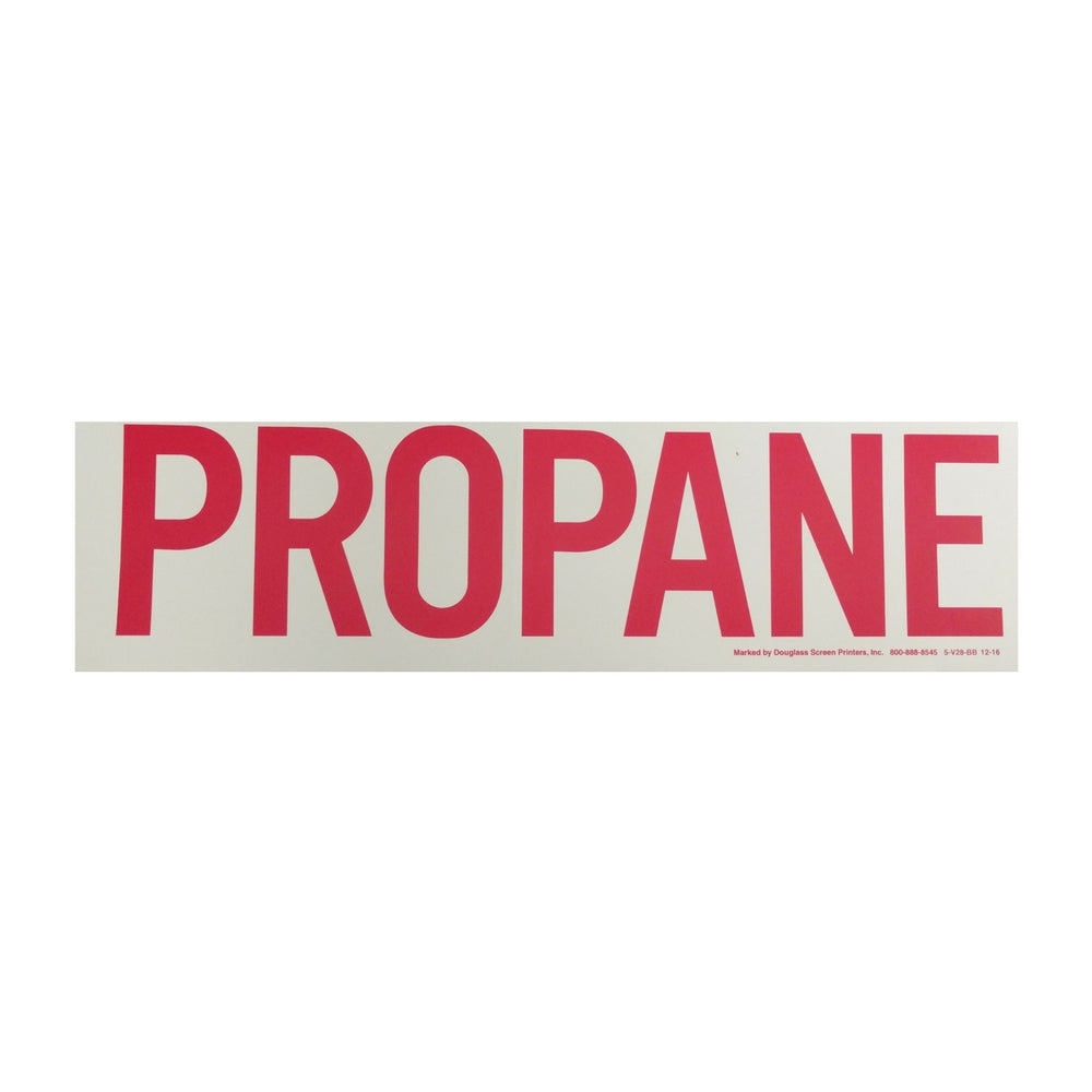 DOU V28C 2" PROPANE DECAL