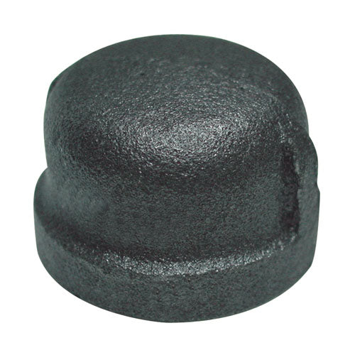 BLK 1 CAP 1" BLACK CAP