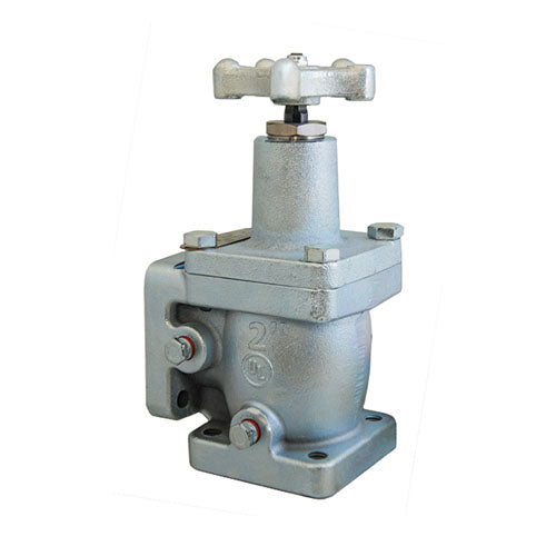 ME 813SS-16 4 Bolt Flange (2) Type B - 2" Body High Flow Angle Valve-SS