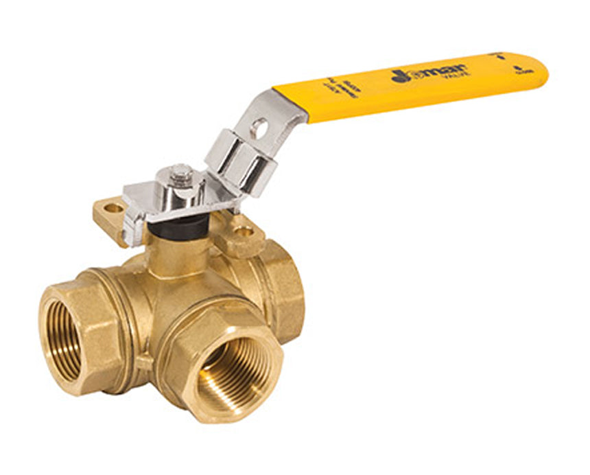 JOM A751T-34 3/4" 3 WAY STANDARD PORT VALVE