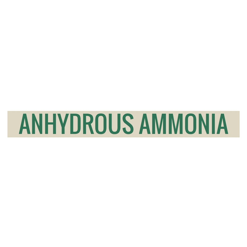 DOU V38 ANHYD AMMONIA DECAL 3" LETTERS