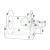 HAN 9912-0066 87" LENGTH OF #40 CHAIN (174 LINKS)