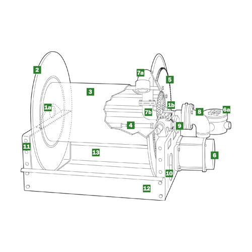 HAN 9912-0066 87" LENGTH OF #40 CHAIN (174 LINKS)