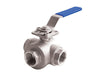 JOM A850L-12 1/2" SS 3-WAY VALVE W/ISO PAD