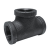 BLK 3/4X3/4X1/2 RED TEE